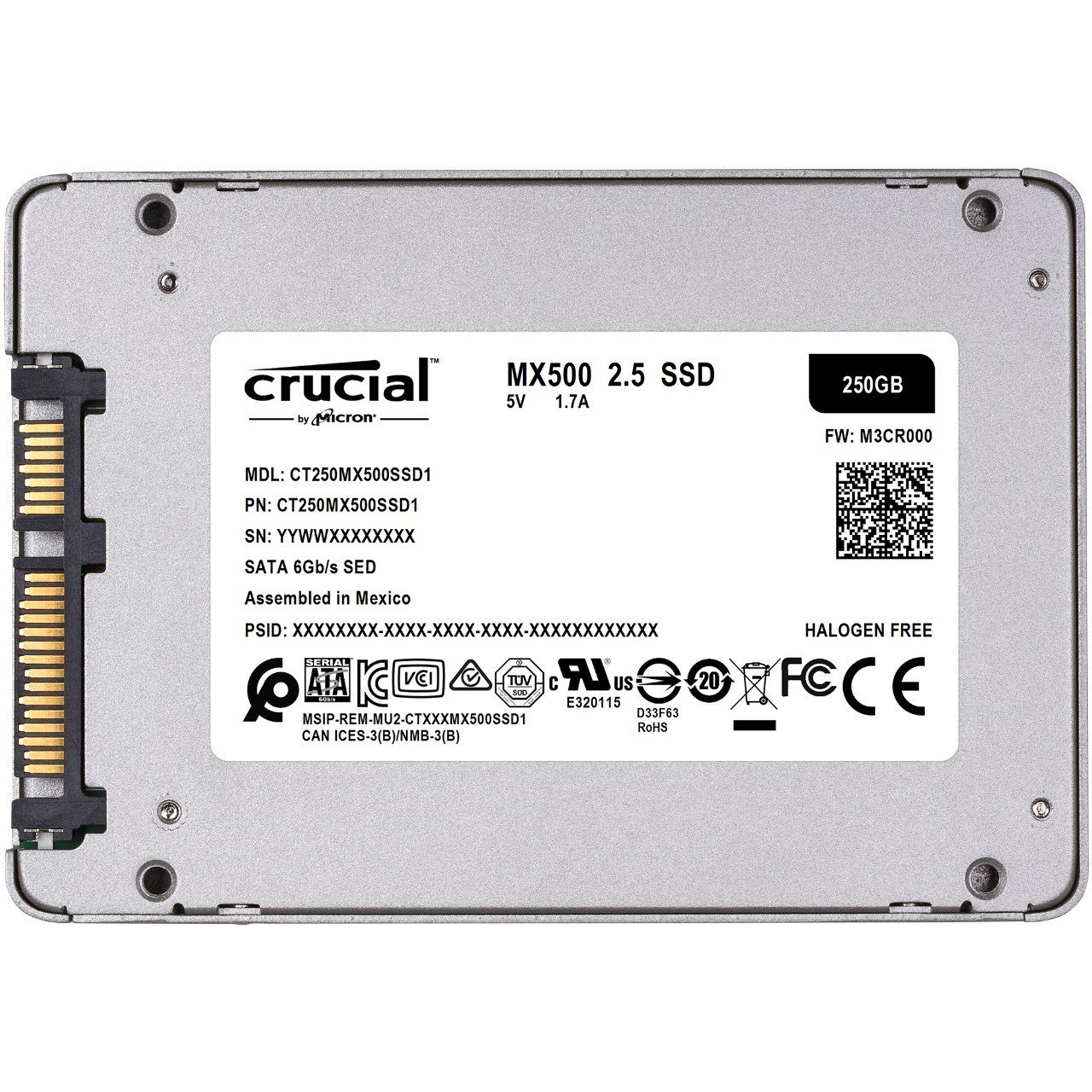 Ổ SSD CRUCIAL MX500 256GB – Phung Vi Computer